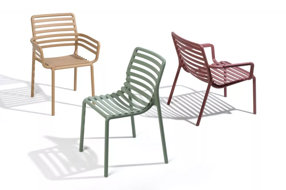 Стул пластиковый, капучино Италия Стул пластиковый, капучино Италия