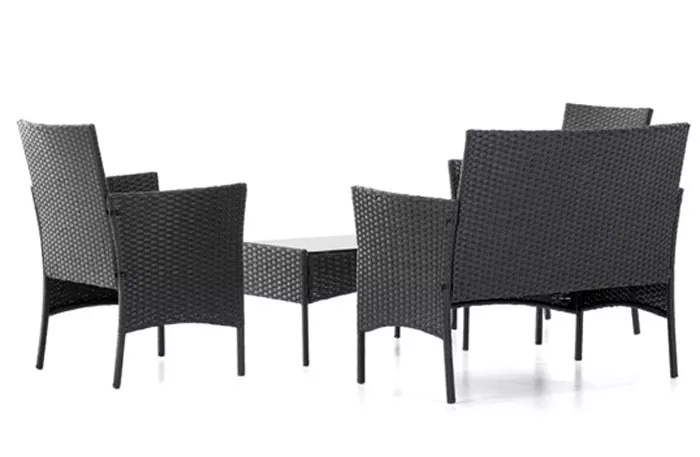 Пластиковая мебель под ротанг уличная комплект 4 предмета Пластиковая мебель под ротанг уличная комплект 4 предмета