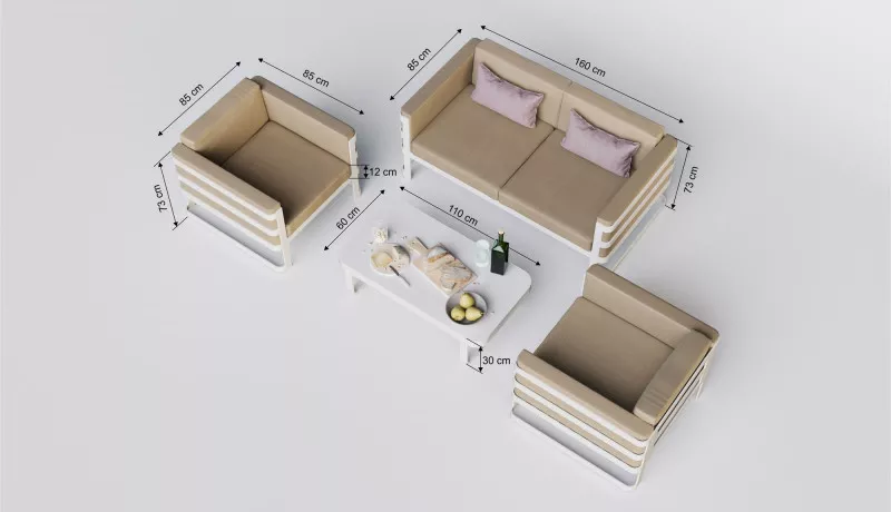 Готовый комплект мебели для вашей террасы. Просто расставь! Готовый комплект мебели для вашей террасы. Просто расставь!