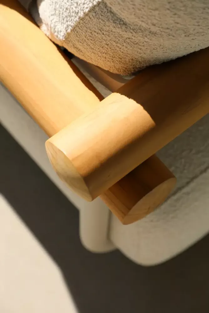 Лаунж комплект мебели для отдыха бежевый, алюминий/тик Лаунж комплект мебели для отдыха бежевый, алюминий/тик