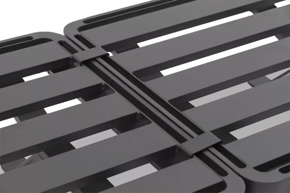 Угловой комплект модульной уличной мебели алюминий/тик Угловой комплект модульной уличной мебели алюминий/тик