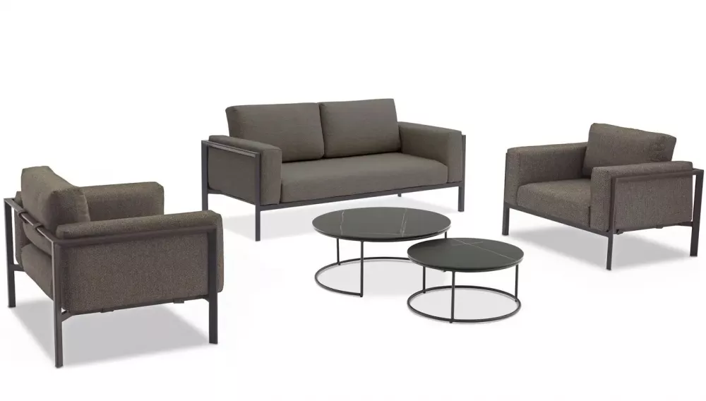 Уличная мягкая мебель антрацит/серый