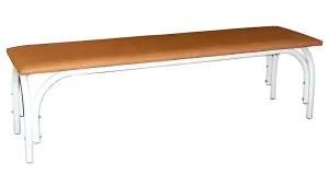 Скамейка с вешалкой для раздевалки сталь/сосна. Разборная!