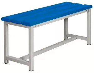 Скамейка с вешалкой для раздевалки сталь/сосна. Разборная!