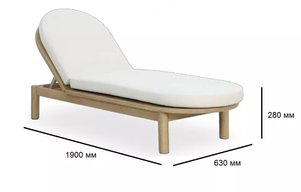 Деревянный шезлонг из акации с матрасом. Купить! Деревянный шезлонг из акации с матрасом. Купить!