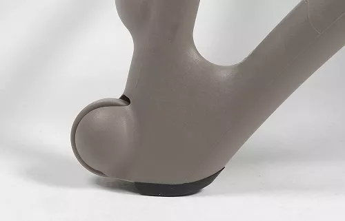 Шезлонг-лежак пластиковый, тортора/голубой Шезлонг-лежак пластиковый, тортора/голубой