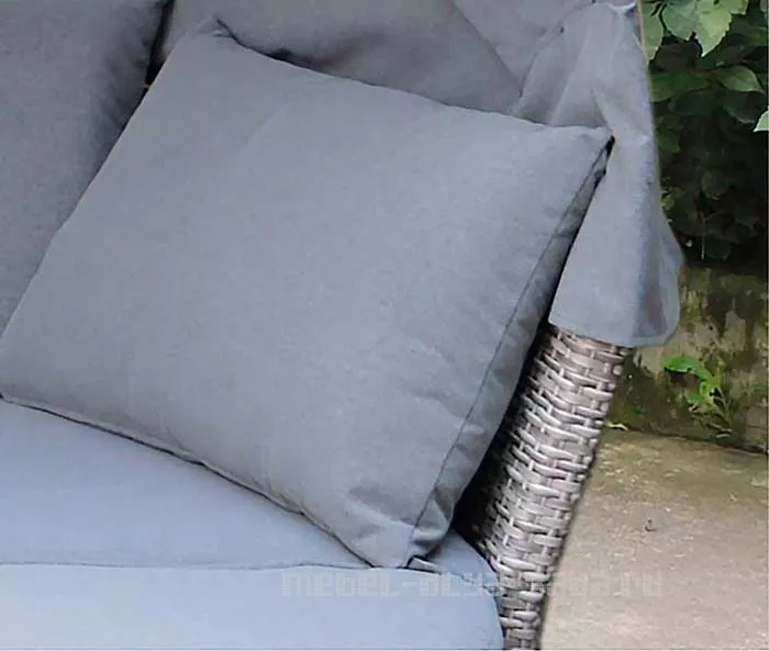 Складной диван шезлонг из искусственного ротанга