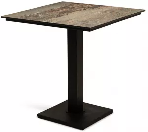 Стол из HPL для кафе квадратный 60х60, цвет дуб. Купить!