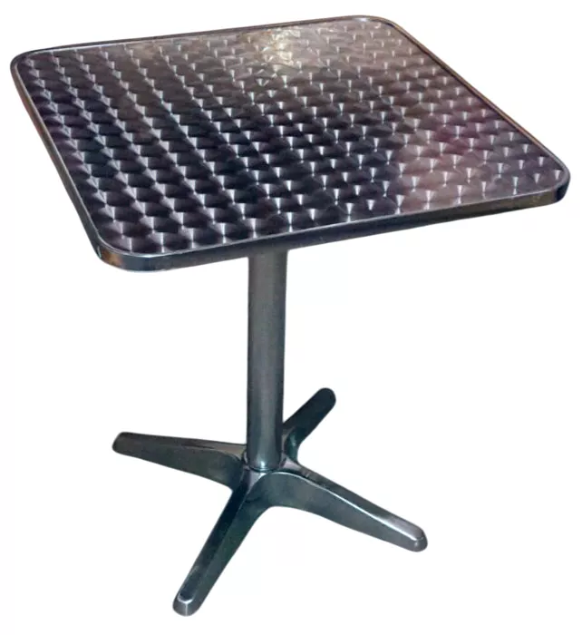 Антивандальный стол квадратный алюминиевый для кафе Антивандальный стол квадратный алюминиевый для кафе