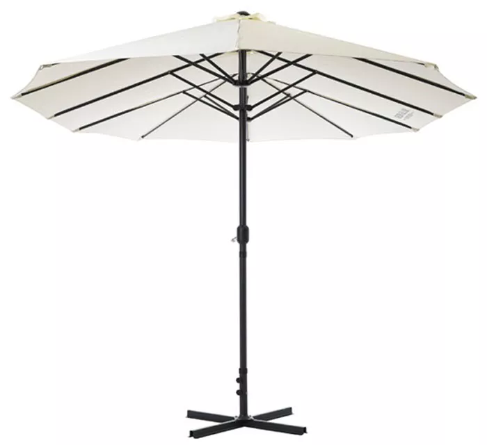 Овальный зонт садовый бежевый 4,5х2,7 м купить! Овальный зонт садовый бежевый 4,5х2,7 м купить!