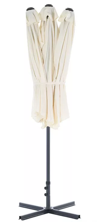 Овальный зонт садовый бежевый 4,5х2,7 м купить! Овальный зонт садовый бежевый 4,5х2,7 м купить!