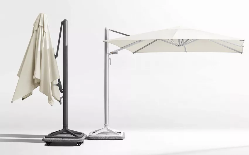 Профессиональный зонт на боковой опоре 3х3м