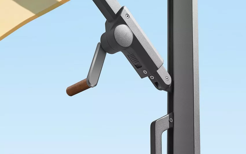 Профессиональный зонт на боковой опоре 3х3м Профессиональный зонт на боковой опоре 3х3м