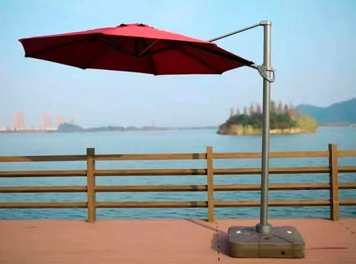 Зонт на боковой опоре для кафе AFM-300DR-Bordo