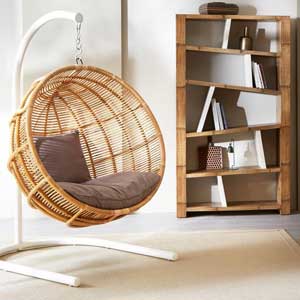 Плетеное подвесное кресло - портал в уютное детство