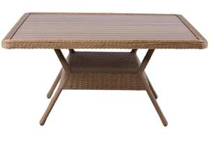 Плетеные столы и их характеристики