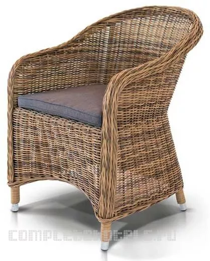 Кресло из искусственного ротанга Ravenna, соломенный