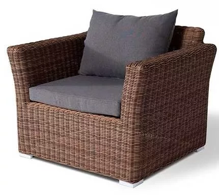 Кресло плетеное Kapuchino, коричневый