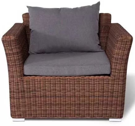 Кресло плетеное Kapuchino, коричневый