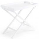 Складной стол из алюминия Vero, белый