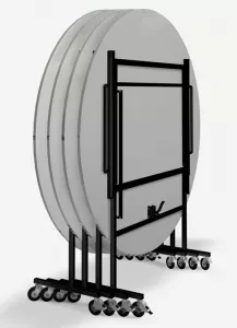 Коктейльные банкетные складные столы высокие 110 см